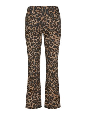 JXTATIANA LEO SLIM STRA MW PANT PNT Cornstalk/LEOPARD