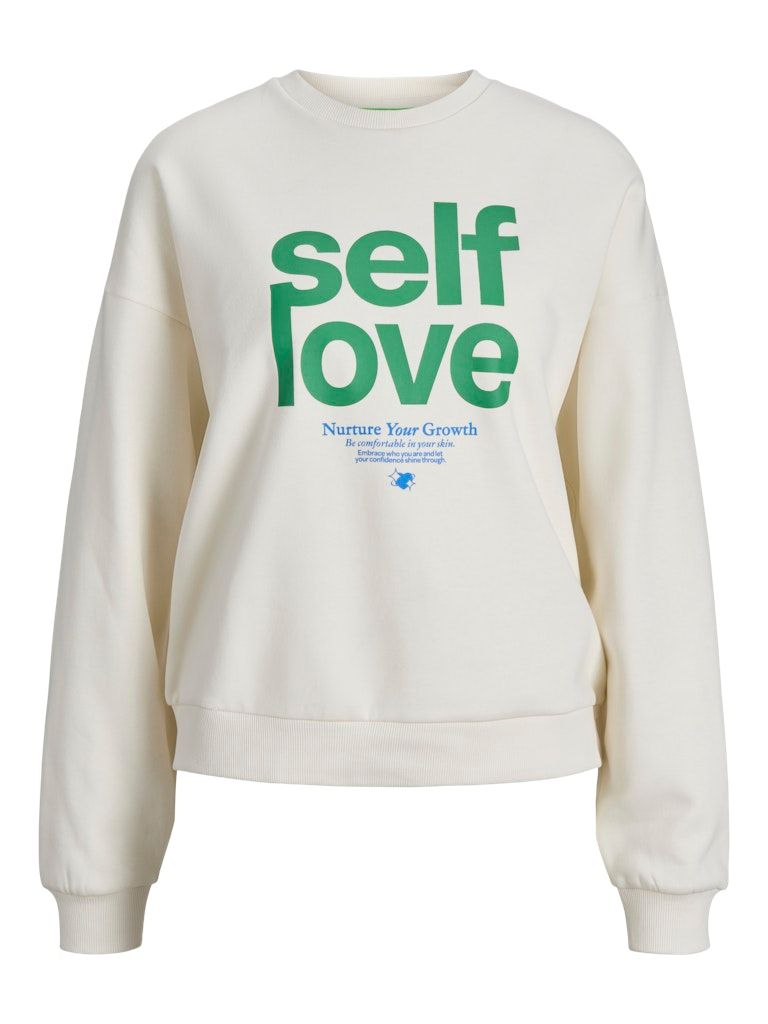 JXMIMI RLX LS PRINT CREW SWT Vanilla Ice-Self love