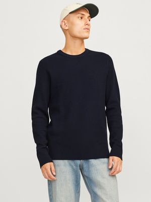 JJEPERFECT KNIT CREW NECK LN Sky Captain