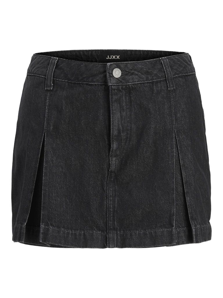 JXBLOOM PLEATED HW DENIM SKORT DNM LN Grey Denim