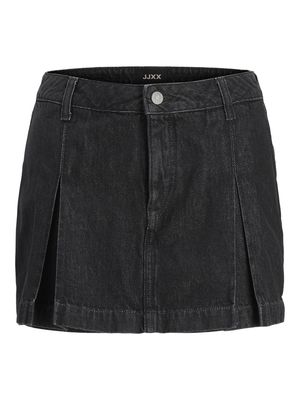 JXBLOOM PLEATED HW DENIM SKORT DNM LN Grey Denim