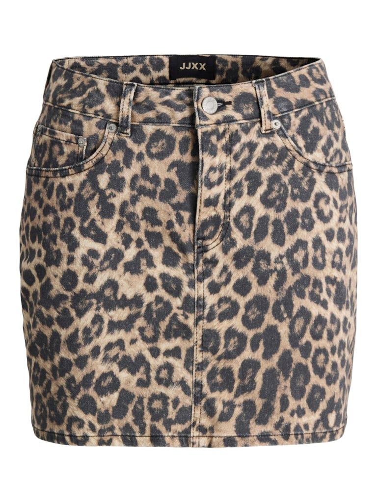 JXSARAH MW SKIRT PNT SN Cornstalk/Leopard