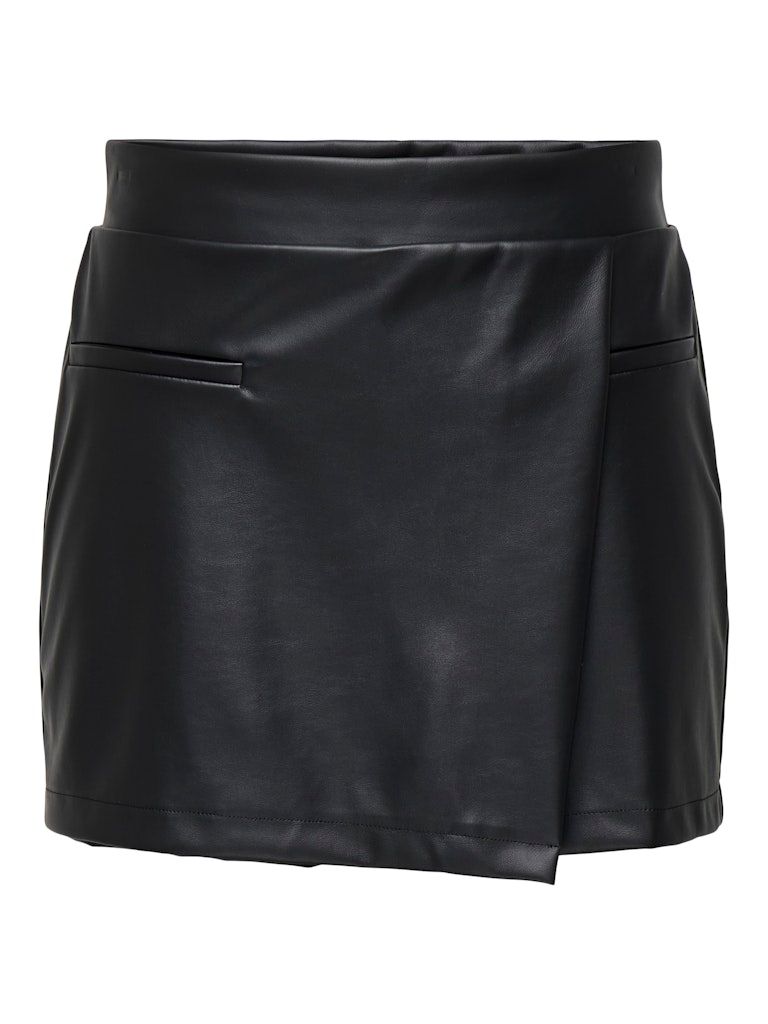 JDYSOYA PU SKORTS JRS Black