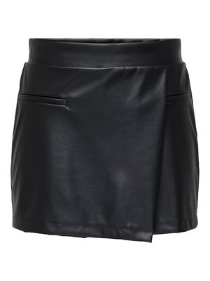 JDYSOYA PU SKORTS JRS Black