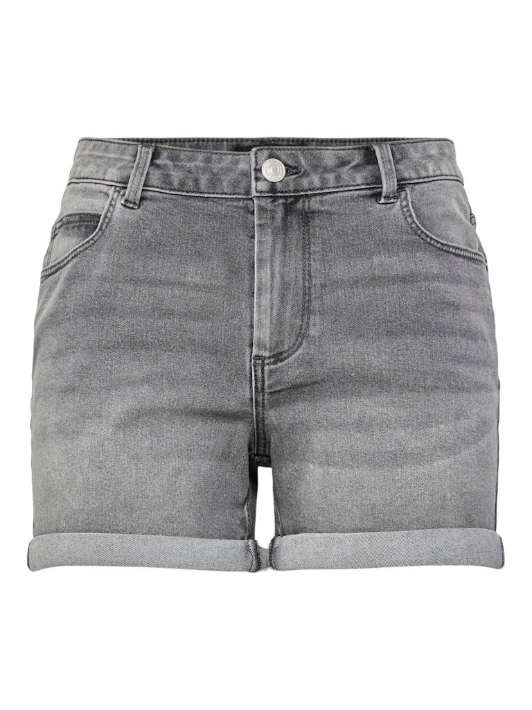PCPEGGY MW SHORTS MG NOOS BC Medium Grey Denim
