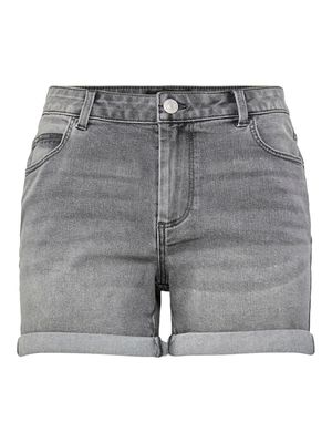 PCPEGGY MW SHORTS MG NOOS BC Medium Grey Denim