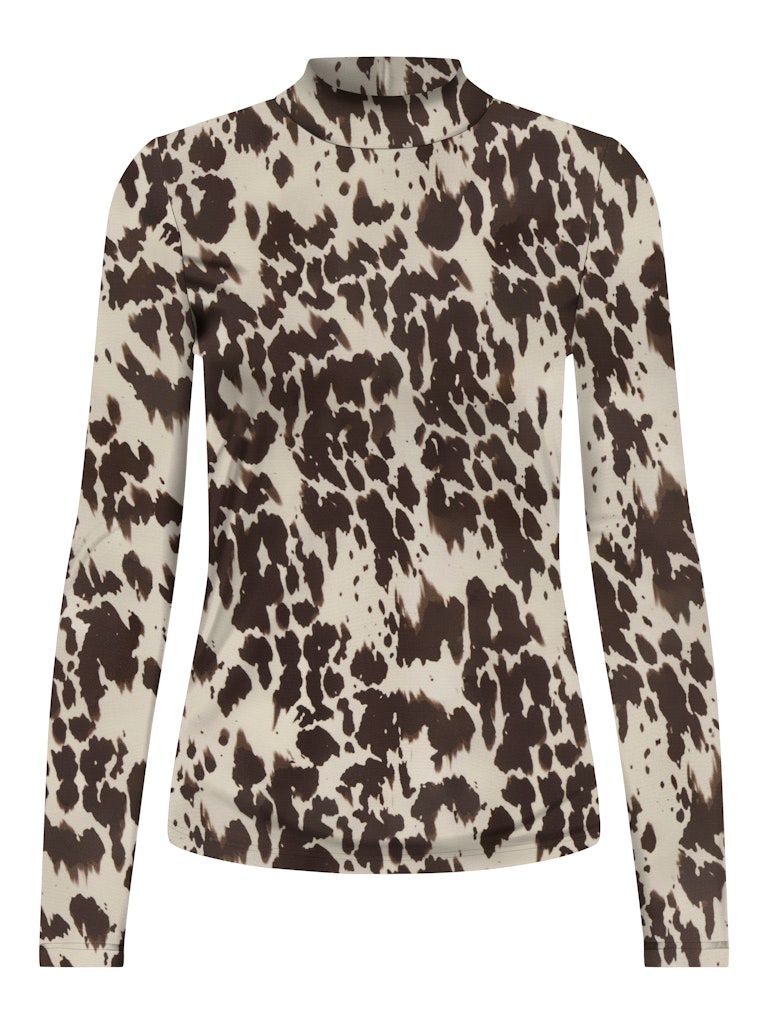 ONLERICA LIFE MESH L/S TOP JRS NOOS Black-Splassed cow
