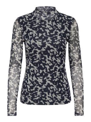 ONLERICA LIFE MESH L/S TOP JRS NOOS  Blue Graphite/Rodeo