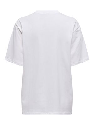 ONLJENNA S/S STONE SPORT TOP BOX JRS Bright White-Ohio