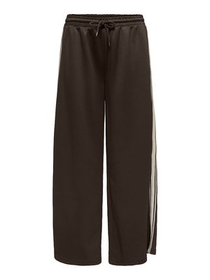 ONLASTA WIDE STRIPE PANTS SWT Chocolate Torte-Black-birch st