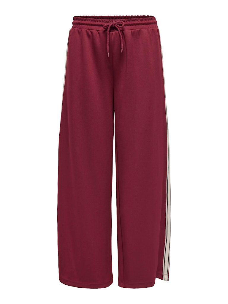 ONLASTA WIDE STRIPE PANTS SWT Cabernet-Black-birch stripe
