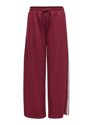 ONLASTA WIDE STRIPE PANTS SWT Cabernet-Black-birch stripe