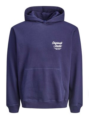 JORNORREBRO TYPO BACK SWEAT HOOD SN Ocean Cavern