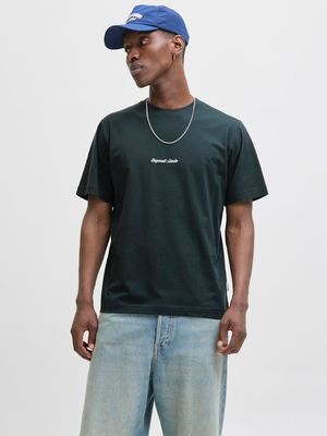 JORNORREBRO EMB TEE SS CREW NECK NOOS Forest River