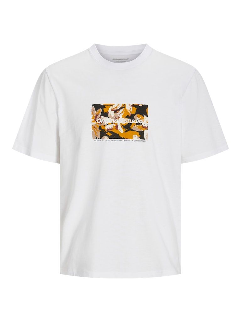 JORVESTERBRO NEWTON BOXFRONT TEE SS BF Bright White