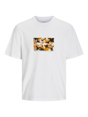JORVESTERBRO NEWTON BOXFRONT TEE SS BF Bright White