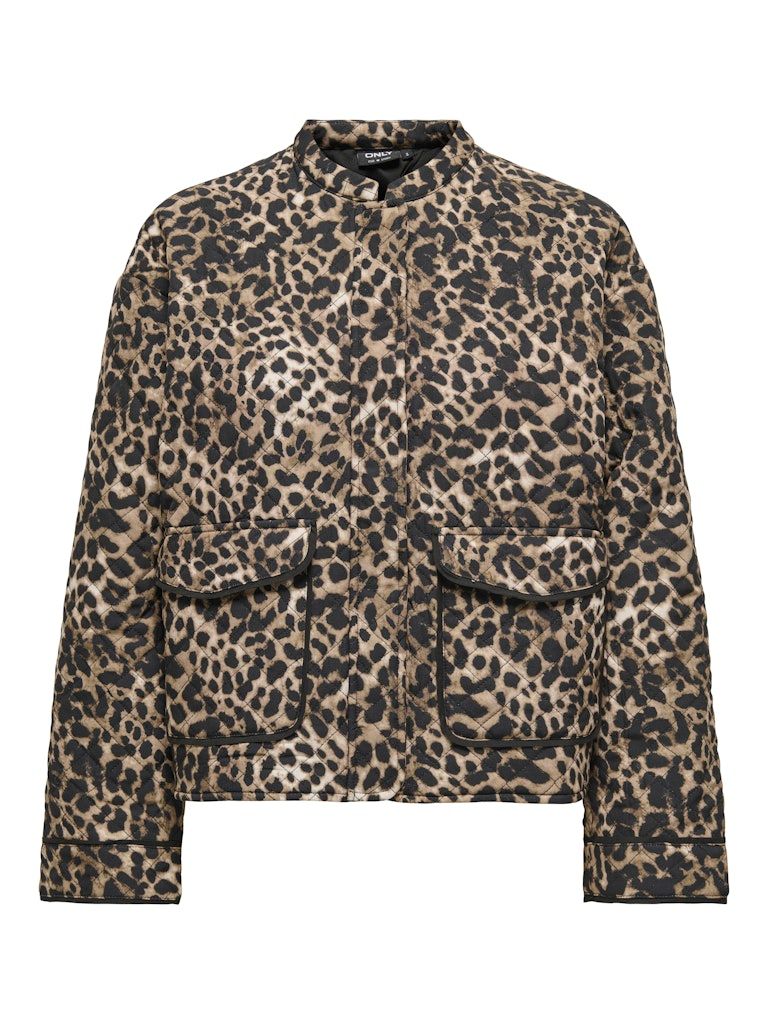 ONLHALLIE QUILTED JACKET OTW NOOS Sandshell/LEO