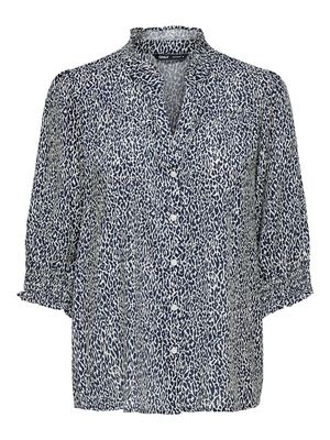 ONLRAYA 3/4 SHIRT WVN NOOS Night Sky/LOUI LEO
