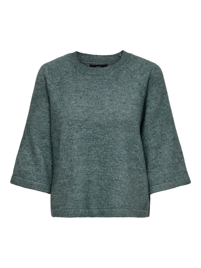 ONLSIMONI 3/4 PULLOVER KNT NOOS Balsam Green/MELANGE