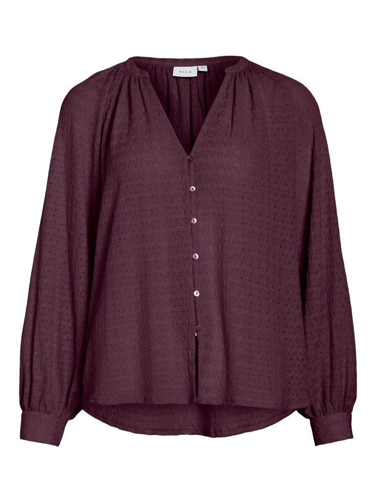 VIBABERA V-NECK L/S SHIRT Fig