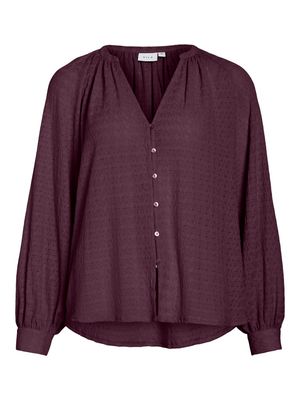 VIBABERA V-NECK L/S SHIRT Fig
