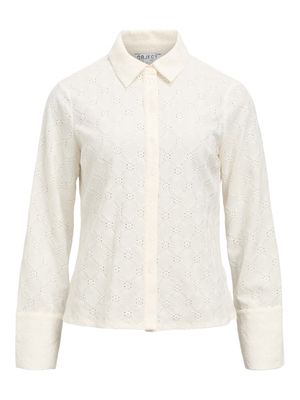 OBJESTELLE L/S RE SHIRT 141 Cloud Dancer