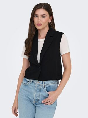 JDYGEGGO LIFE S/L WAISTCOAT JRS DIA Black