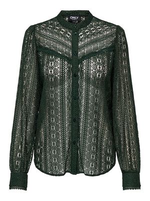 ONLREBA LACE L/S SHIRT WVN NOOS Scarab