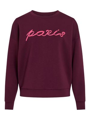 VISIF L/S O-NECK SWEAT TOP/KA Fig-PARIS
