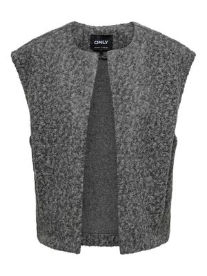 ONLMILA LIFE WAISTCOAT CS OTW Dark Grey Melange