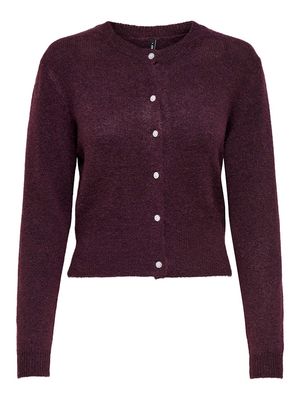 ONLHAVANNA LS BUTTON CARDIGAN KNT Winetasting/Melange/