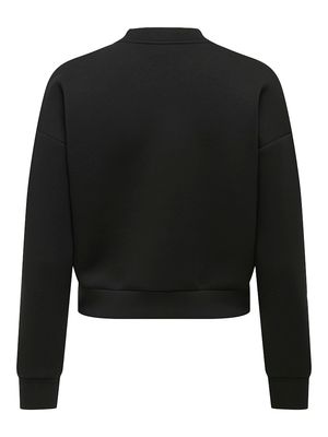 ONLNAOMI L/S BOMBER SWT Black-Gold buttons