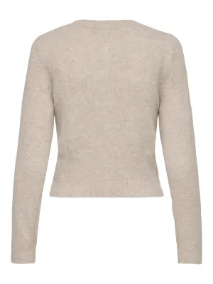 ONLHAVANNA LS BUTTON CARDIGAN KNT  Pumice Stone-Melange-Bling but