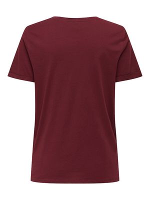 ONLLINA LIFE S/S BEAR O-NECK CS JRS Cabernet-New york teddy