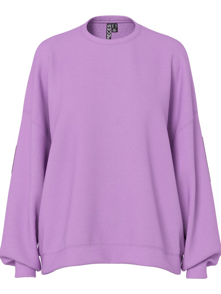 PCFANY LS O-NECK OVERSIZED SWEAT JRS African Violet/TOKYO