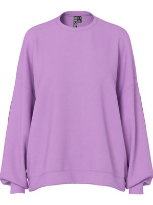 PCFANY LS O-NECK OVERSIZED SWEAT JRS African Violet/TOKYO