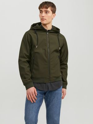 JJEBASIC SOFTSHELL HOOD NOOS Rosin