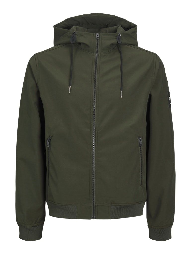 JJEBASIC SOFTSHELL HOOD NOOS Rosin