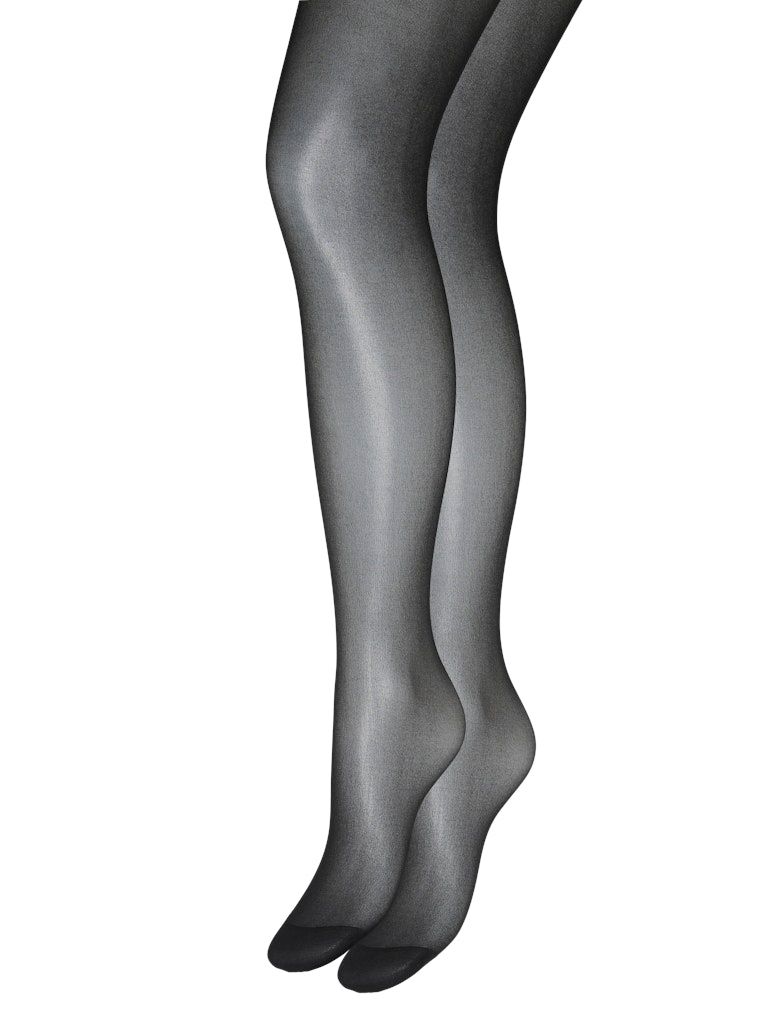 VMLOVE TIGHTS - 20 DEN 2-PACK NOOS  Black/BLACK-BLACK