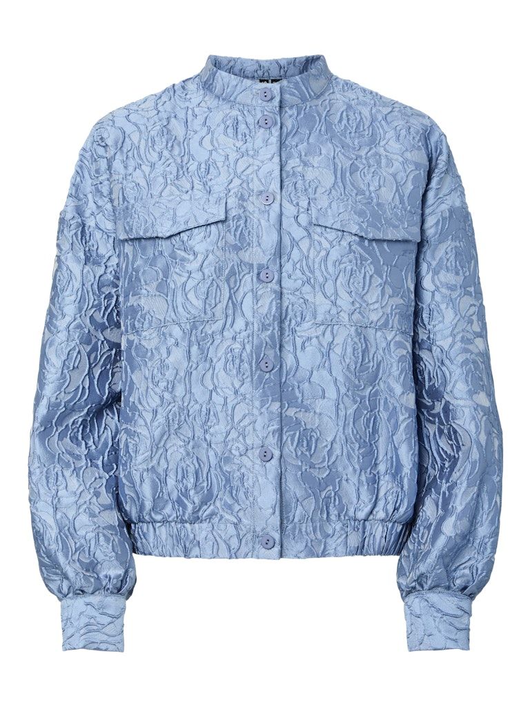 PCKARINA LS BOMBER JACKET WV D2D PP Blue Bell