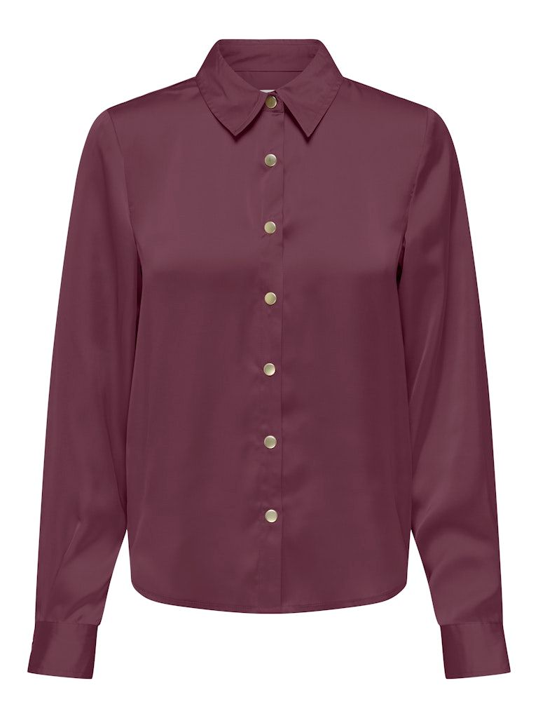 ONLZORA LS SATIN SHIRT WVN Mauve Wine