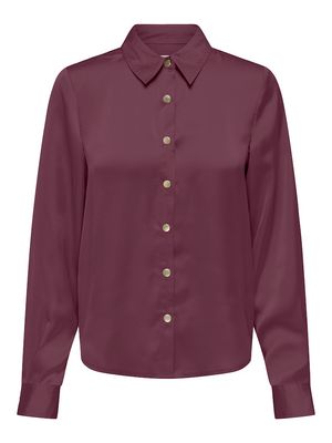 ONLZORA LS SATIN SHIRT WVN Mauve Wine