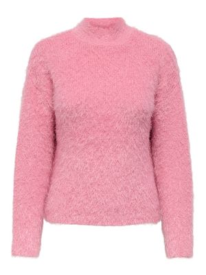 ONLLULU LS RIB HIGHNECK CC KNT Sea Pink