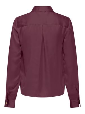 ONLZORA LS SATIN SHIRT WVN Mauve Wine