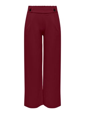 JDYGEGGO LIFE NEW LONG PANT JRS NOOS Cabernet-BLACK BUTTONS