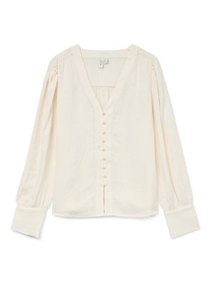 VMFASANA L/S V-NECK SHIRT WVN BTQ GA Birch