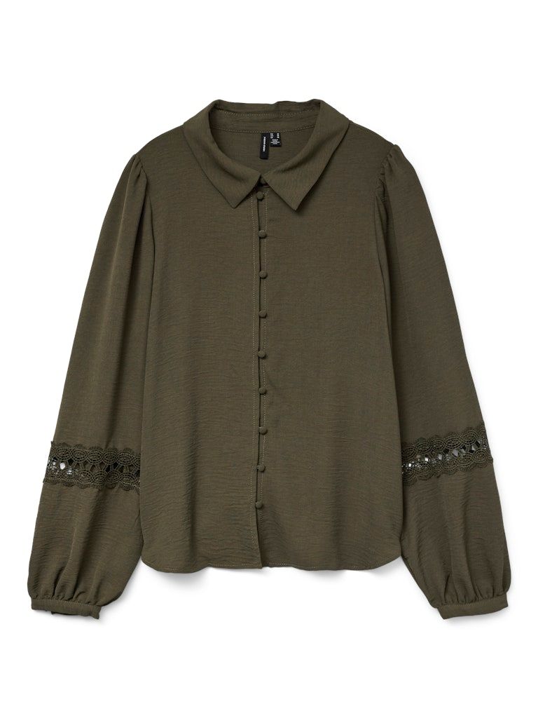 VMALVA LACE LS SHIRT WVN GA BOO Grape Leaf