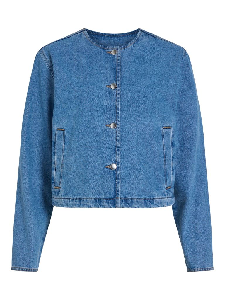 VIREBA L/S O-NECK DENIM JACKET - NOOS Light Blue Denim