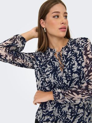 ONLDITSY L/S BLOUSE WVN NOOS Night Sky/HEMA FLOWE