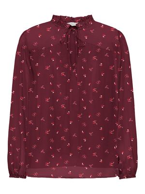 ONLDITSY L/S BLOUSE WVN NOOS Windsor Wine/LISA FL